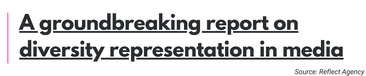 a groundbreaking report on diversity representation in media