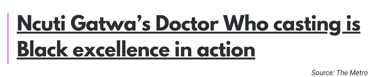 Ncuti Gatwa’s Doctor Who casting is Black excellence in action